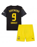 Borussia Dortmund Serhou Guirassy #9 Vieraspaita Lasten 2024-25 Lyhythihainen (+ shortsit)